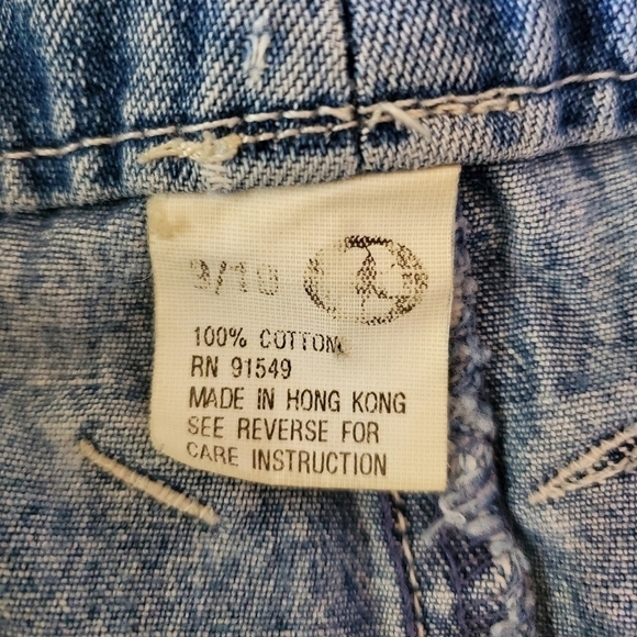 90'S Vintage GX by Gwen Stefani Pleated High Waisted Denim Shorts 9/10 - Picture 5 of 5